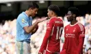  ?? Photograph: Michael Regan/Getty Images ?? Manchester City lost three games in all competitio­ns without Rodri, who was suspended after a red card against Nottingham Forest.