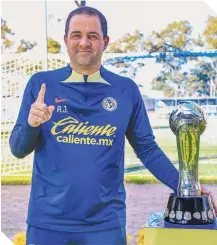  ?? ?? El DT, orgulloso de tener al equipo número 1 en la Liga MX, rumbo al siguiente certamen.