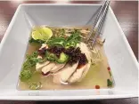  ?? HEATHER HUNTER/FOR THE JOURNAL ?? Chicken Pho at Pho Ava.