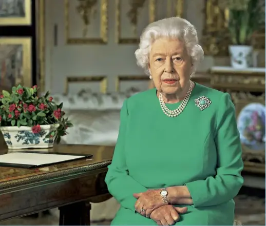  ??  ?? – 2020– The Queen’s televised speech to a nation in coronaviru­s lockdown on 5 April