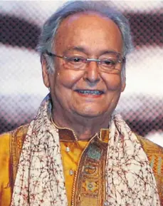  ??  ?? Soumitra Chatterjee achieved internatio­nal acclaim.