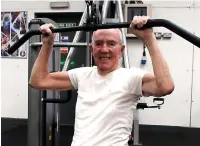  ?? ?? ●●Malcolm Macdonald, 90, is delighted to be back in the Pioneer Gym
