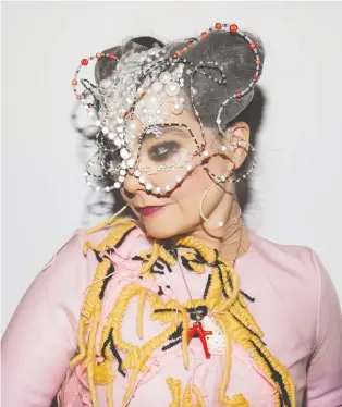  ?? SANTIAGO FELIPE ?? Singer-songwriter Björk has never managed to revive the original commercial and critical fanfare that accompanie­d the early days of her career, though she continues to release compelling music.