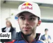  ??  ?? Gasly