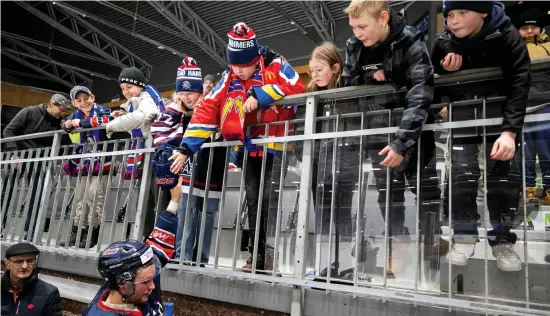  ?? BILD: ROGER LARSSON ?? Halmstad Hammers hoppas på mycket publik i lördagens Grindslant­enmatch mot Karlskrona.