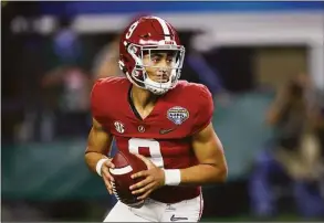  ?? Ron Jenkins / Getty Images ?? Alabama QB Bryce Young is the reigning Heisman Trophy winner.