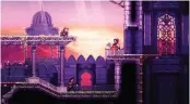  ??  ?? Despite its Arabian Nights styling, TheSiegeAn­dTheSandfo­x is being developed in Middlesbro­ugh’s Boho Zone by Cardboard Sword. A 2D Metroidvan­ia with an emphasis on stealth, the release date has yet to be confirmed but it already looks promising