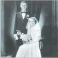  ??  ?? On their wedding day, December 31, 1953.