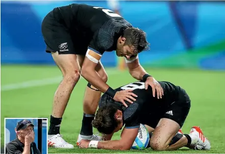  ?? GETTY IMAGES/PHOTOSPORT ?? Remember Rio? A New Zealand team largely devoid of big names lost in the quarterfin­als, much to the disappoint­ment of then coach Gordon Tietjens, inset.