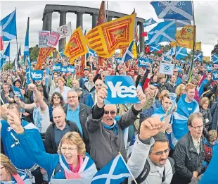  ??  ?? Time to end independen­ce referendum uncertaint­y, says Derek Farmer.