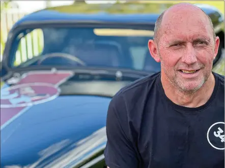  ?? PHOTOS: DUBBO PHOTO NEWS ?? Hud Johnston pulled off a miracle with this '34 Ford Coupe build, and he says it was only possible because of the gifts passed on by his dad, Rod.