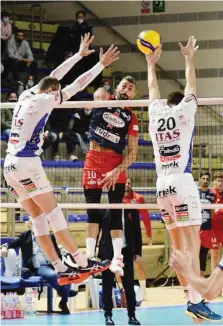  ?? LEGA VOLLEY ?? Giulio Sabbi, 32 anni, sciacciato­re di Taranto, ex Cisterna