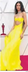  ?? EFE ?? Zendaya, de amarillo flúor.