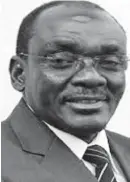  ??  ?? Acting President Kembo Mohadi