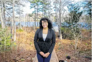  ?? TIM KROCHAK • THE CHRONICLE HERALD ?? Sierra Sparks, a Dalhousie University engineerin­g student, is one of 11 Canadian students who will be going to study at Oxford University next fall.