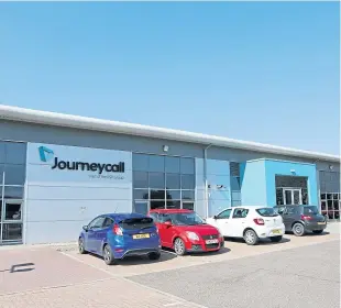  ?? Picture: Gareth Jennings. ?? Journeycal­l in Arbroath had almost 400 staff before the pandemic hit.