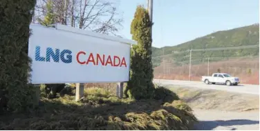  ?? Reuters ?? Shell’s LNG Canada project site in Kitimat, British Columbia.