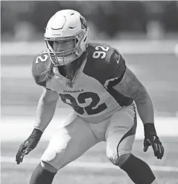  ??  ?? Cardinals linebacker Dennis Gardeck was an undrafted first-year free agent who latched on with the team in 2018.