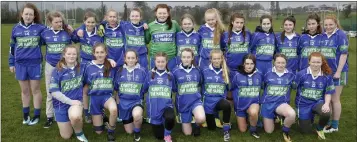  ??  ?? The AGB outfot who competed in the Féile qualifiers in Bray.