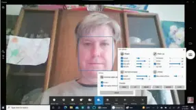  ??  ?? The Samsung Galaxy Book Pro 360’s webcam doesn’t look that great, even with the available beauty options turned on.