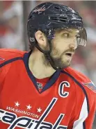  ??  ?? Alexander Ovechkin a joué les derniers matchs des séries avec plusieurs blessures.