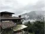  ?? Photo for The Washington Post by Julyssa Lopez ?? ■ The morning clouds roll in over Julio Collaguazo’s house. The house is among the family homes that offer lodging for tourists in Yunguilla, Ecuador.