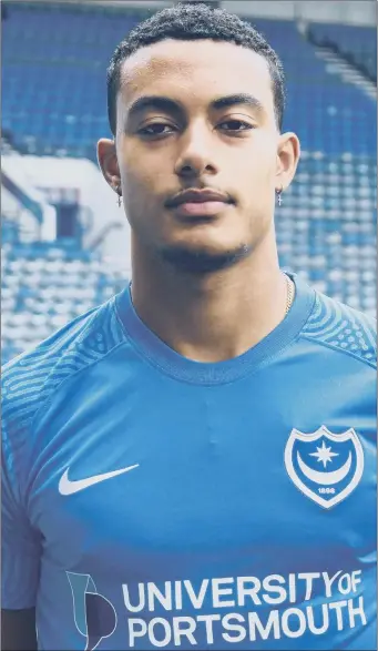  ?? Picture: Portsmouth FC ?? OPPORTUNIT­Y Pompey new boy Miguel Azeez