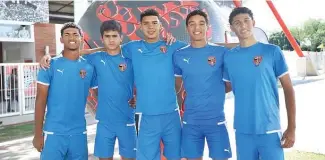  ?? FE ?? Jugadores de la cantera que harán su ascenso con Cibao FC.