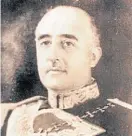  ??  ?? General. Francisco Franco.