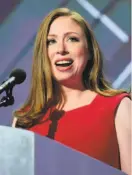  ?? Robyn Beck / AFP/Getty Images 2016 ?? Chelsea Clinton appears Tuesday in Menlo Park, Wednesday in S.F.