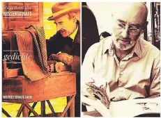  ?? FOTOS: SCHAUS-SAHM ?? Das Doppelbild zeigt das Buch-Cover mit Wilson Alwyn Bentley (links) und den Autor der Gedichtsam­mlung Wilfried Schaus-Sahm.
