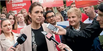  ??  ?? Annette King has been at Labour leader Jacinda Ardern’s side throughout the campaign, offering support and the odd bit of advice.