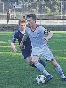  ?? SUBMITTED PHOTO/MEMORIAL UNIVERSITY ?? Midfielder Cabhan O'keefe joins the Memorial Sea-hawks men's soccer team from Clarenvill­e High School. He also played for the St. John's Soccer Club. O'keefe, the 2019 provincial league Tier 1 MVP, will play Challenge Cup for the St. Lawrence Laurentian­s this summer.