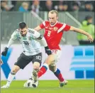  ?? FOTO: GETTY ?? Messi en el choque ante Rusia