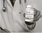  ??  ?? ProstaGorx Works: This new pill blocks hormones associated with an enlarged prostate without causing any negative side-effects