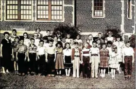  ?? SUBMITTED PHOTO ?? This photo of Rupert Elementary School’s fifth-grade class of 1952-1953 includes a student named Linda Kachel, who is the mother of Matthew Moyer, the current principal of Pottstown Elementary School, a Rupert alum himself. All three of her sons attended Rupert and she still lives on Queen Street and volunteers at the school.