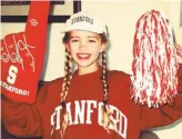  ?? Courtesy Vanessa Fraser ?? Vanessa Fraser is second in the nation in the 5,000 meters, fourth in the 1,500 and 11th in the 10K. At left, she is decked out in Stanford gear in third grade.