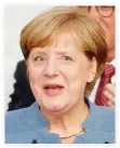  ??  ?? German Chancellor Angela Merkel