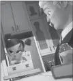  ??  ?? Tabitha and Ted in a scene from “Boss Baby: Family Business”