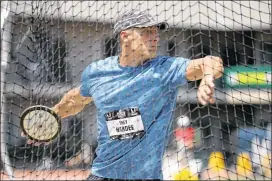  ?? ANDY LYONS / GETTY IMAGES ?? Trey Hardee, who won the 2005 and 2006 NCAA decathlon titles at Texas, has his sights set on the 2016 Olympics in Rio de Janeiro.