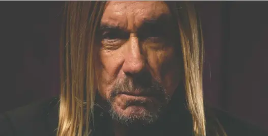  ?? ROB BAKER ASHTON ?? Iggy Pop’s latest album, Free, is unlike anything he’s done before. He even goes as far as incorporat­ing jazz elements and spoken word into his songs.