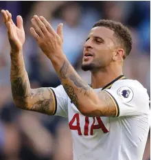  ?? AP ?? Kyle Walker’s speed and unselfishn­ess make him a good fit for Pep Guardiola’s system at Manchester City