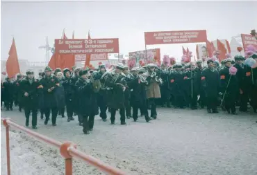  ?? Foto: akg ?? Revolution­sjubiläum 1970 auf dem Roten Platz.