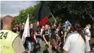  ??  ?? Tschechien: Anti-Roma-Proteste einer Neonazi-Gruppe (2013)