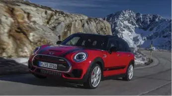  ?? MINI ?? The JCW ALL4 has plenty of useful features, including Sport Display, that give you horsepower and torque usage.