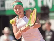  ??  ?? French Open champion Jelena Ostapenko had a good showing at Wimbledon, making it to the quarterfin­als.