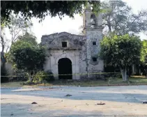  ?? CORTESÍA ?? Se encontraba detrás de una iglesia antigua.