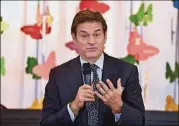  ?? JASON DAVIS/GETTY IMAGES FOR PANDORA ?? Dr. Mehmet Oz will be in Atlanta on Sunday at Northlake and Cumberland malls.