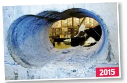  ??  ?? Huge effort: Tunnel drilled by Hatton Garden gang