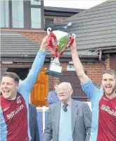  ??  ?? Froleswort­h won the J.D. Thomas league cup with a 3-2 victory over Birstall Stamford.